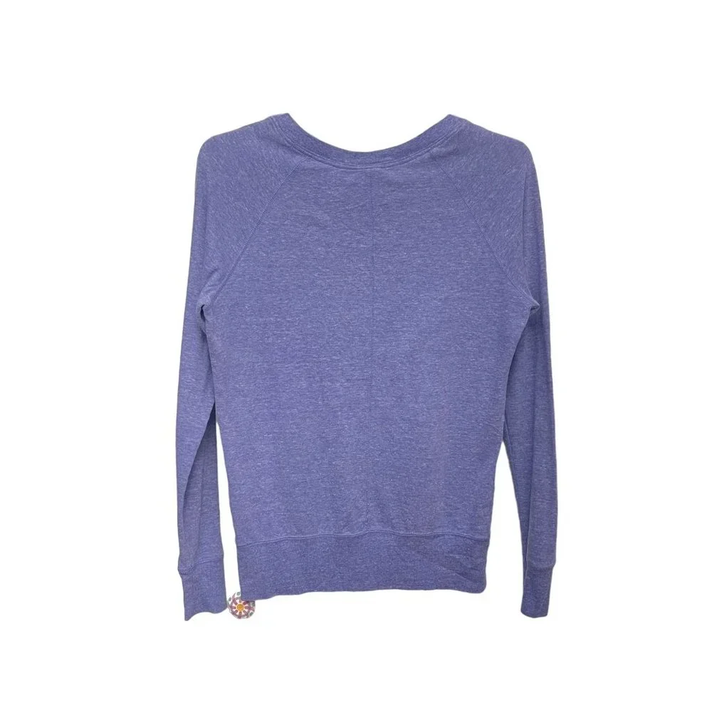 Nike Just Do it Women's Running Purple Long Sleeve Shirt Size S - Picture 2 of 10